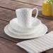 Birch Lane™ Wingfield 16 Piece Dinnerware Set, Service for 4 Porcelain/Ceramic in White | Wayfair BL17492 31616590