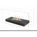 BioFlame Bio-Ethanol Fireplace, Stainless Steel in Gray | 23 H x 35.5 W x 15 D in | Wayfair EVOQUE