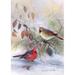 Toland Home Garden Winter Rest Cardinals Polyester 18 x 12.5 inch Garden Flag in Gray | 18 H x 12.5 W in | Wayfair 119353