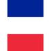 Toland Home Garden Flag of France Polyester 18 x 12.5 in. Garden Flag in Blue/Red | 18 H x 12.5 W in | Wayfair 1110620