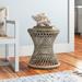 Bay Isle Home™ Striegel Rattan Accent Stool in Gray | 18 H x 16 W x 16 D in | Wayfair 4BB2B130CB51477BB9D71AEB78122627