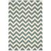 Green 126 x 96 x 0.5 in Area Rug - Breakwater Bay Oaknoll Chevron Handmade Tufted Light Indoor/Outdoor Area Rug Polypropylene | Wayfair