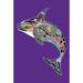 Toland Home Garden Animal Spirits- Orca Polyester 18 x 12.5 inch Garden Flag in Indigo | 18 H x 12.5 W in | Wayfair 1110047