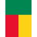 Toland Home Garden Flag of Benin 28 x 40 inch House Flag, Polyester in Green/Red/Yellow | 40 H x 28 W in | Wayfair 1010584