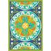 Toland Home Garden Medallion Compass 2-Sided Polyester 18 x 12.5 inch Garden Flag in Green | 18 H x 12.5 W in | Wayfair 1110883