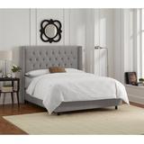 Wayfair Custom Upholstery™ Rita Tufted Low Profile Standard Bed Upholstered/Metal in Black | 56 H x 84 W x 85 D in CSTM1859 40850396