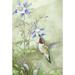 Toland Home Garden Ruby Hummingbird 2-Sided Polyester 18 x 13 in. Garden Flag in Blue/Gray/Green | 18 H x 12.5 W in | Wayfair 119965