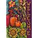 Toland Home Garden Harvest Welcome 28 x 40 inch House Flag, Polyester in Orange/Red | 40 H x 28 W in | Wayfair 102544