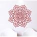 Dakota Fields Mandala Namaste Boho Yoga Stickers Wall Decal Vinyl in Red/Pink | 22 H x 22 W in | Wayfair EB0B551C79484BFCBBA3B55A33D2B7F3