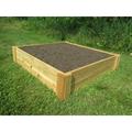 Arlmont & Co. Nance 4 ft x 4 ft Wood Raised Garden Bed Wood in Brown | 11 H x 49.5 W x 49.5 D in | Wayfair 2D6FB0F1AED24985B7196F443BBBD92B