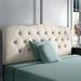 Birch Lane™ Stella Upholstered Panel Headboard Upholstered, Wood in Blue | 51 H x 78 W x 4 D in | Wayfair 6A8FCDDB53184D5DA92A6A7080502EB8