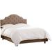 Wayfair Custom Upholstery™ Tufted Upholstered Low Profile Standard Bed Upholstered in Brown | 54 H x 62 W x 83 D in