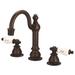 dCOR design Vintage Classic Widespread Bathroom Faucet w/ Drain Assembly in Brown | Wayfair DCRN4827 43068904