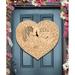 The Holiday Aisle® Swan Coloring Decor DIY Artsy Birch Wooden Door Hanger Accessory Wood in Brown | 24 H x 18 W x 0.3 D in | Wayfair