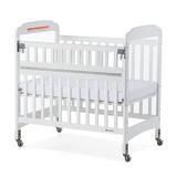 Foundations Serenity Compact SafeReach Clearview Crib, 2 Panel Wood in White | 40 H x 26.25 W in | Wayfair 2542120