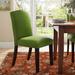 Wayfair Custom Upholstery™ Nadia Upholstered Parsons Chair Velvet/Fabric in Blue | 38 H x 19 W x 26 D in 150DD45F146E492EBEFCBE9517E9DCDD