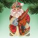 The Holiday Aisle® Cello Santa Door Hanger Wood in Brown | 24 H x 18 W x 0.25 D in | Wayfair 6D6CAA514984439AA662FBDFFDFF3A57