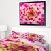 East Urban Home 'Smooth White Rose Flower Petals' Photograph Canvas/Metal in Pink/White | 32 H x 42 W x 1.5 D in | Wayfair ERNH8592 46733628