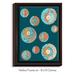 DiaNoche Designs 'Circles MCM II' Acrylic Painting Print on Canvas in Blue/Green/Pink | 25.75 H x 19.75 W x 1 D in | Wayfair