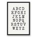 Ebern Designs Typewriter Alphabet - Textual Art Print on Canvas in Black/Green/White | 25.75 H x 17.75 W x 1.75 D in | Wayfair EBDG3145 43228274