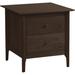 Copeland Furniture Sarah 2 Drawer Nightstand Wood in Red | 24 H x 24 W x 24 D in | Wayfair 2-SRH-20-53