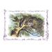 Buyenlarge 'Alice in Wonderland: The Cheshire Cat' by John Tenniel Painting Print in Gray/Green | 24 H x 36 W x 1.5 D in | Wayfair