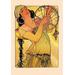 Buyenlarge 'Salome' by Alphonse Mucha Painting Print in Black/Yellow | 66 H x 44 W x 1.5 D in | Wayfair 0-587-00126-7C4466