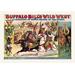 Buyenlarge Buffalo Bill: The Real Sons of the Soudan Vintage Advertisement in Brown/Green/Yellow | 44 H x 66 W x 1.5 D in | Wayfair