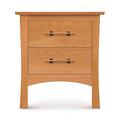 Copeland Furniture Monterey 2 Drawer Nightstand Wood in Brown/Red | 25.5 H x 23.75 W x 22 D in | Wayfair 2-MNT-20-03