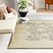 Gray/White Area Rug - EXQUISITE RUGS Oushak Oriental Hand-Knotted Wool Beige/Gray Area Rug Wool in Gray/White, Size 120.0 W x 0.4 D in | Wayfair