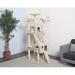 Go Pet Club 72" Cat Tree Manufactured Wood in Green | 72 H x 33 W x 22 D in | Wayfair F2080