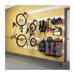 Gladiator® Bike Geartrack Pack Steel in Gray | 10 H x 6.25 W x 48 D in | Wayfair GAKT48BKGY