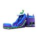 JumpOrange kids Mermaid Commercial Grade Bounce House Water Slide for (with Pool & Blower) in Blue/Indigo | 216 H x 156 W x 420 D in | Wayfair