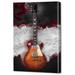 Menaul Fine Art 'Jazz Guitar' by Scott J. Menaul Graphic Art on Wrapped Canvas in Black/Brown/Gray | 30 H x 20 W x 1.5 D in | Wayfair