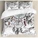 Ambesonne Ethnic Collect Your Happy Dreams Quote w/ Dreamcatcher & Butterflies Pattern Duvet Cover Set Microfiber | King | Wayfair nev_33009_king