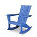 POLYWOOD® Quattro Adirondack Rocking Chair in Blue | 37 H x 29.75 W x 34.75 D in | Wayfair QNR10PB