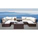 Orren Ellis Vasil Fully Assembled 4 - Person Seating Group w/ Cushions, Wicker | 26 H x 148 W x 61 D in | Outdoor Furniture | Wayfair