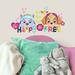 Room Mates Paw Patrol Skye & Everest Be Happy Quote Peel & Stick Wall Decal Vinyl | Wayfair RMK3662SCS