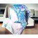 East Urban Home Dramatic Clouds Abstract Pillow Polyester/Polyfill blend in White/Blue | 18 H x 18 W x 5 D in | Wayfair