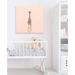 Indigo Safari Aeliana Baby Giraffe Canvas Art Canvas in Pink | 18 H x 18 W x 1.5 D in | Wayfair VVRE3801 42714776