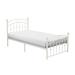 One Allium Way® Ashbrook Platform Bed Metal in White | 40.5 H x 40.25 W in | Wayfair D9337088BC184CD39B12DE4AA997A145