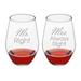 Le Prise™ Myhre 2 Piece 19 oz. Stemless Wine Glass Set Glass | 5.25 H x 3.5 W in | Wayfair C91F5634FC474E44A305F11072D8E90A