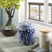 World Menagerie Hooda Jar Ceramic in Blue/White | 5.5 H x 5 W x 5 D in | Wayfair WDMG1364 26996260