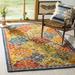 Blue/Orange 84 x 0.27 in Indoor Area Rug - World Menagerie Poulin Wool Area Rug Wool | 84 W x 0.27 D in | Wayfair 8710FF6417DF49CDAB5589FA266AA8AD