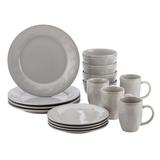 Rachael Ray Cucina Dinnerware Set, 16 Piece Ceramic/Earthenware/Stoneware in Gray | Wayfair 46297