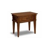Loon Peak® Cranleigh 1 Drawer Nightstand Wood in Brown/Red | 24 H x 25 W x 16 D in | Wayfair 1CDE9D6BD8734AF4B87C0F74BF07DC8D