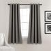 Lush Décor Insulated Grommet Blackout Curtain Panels Dark Gray Pair Set 52x63 - Lush Decor 16T002461