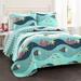 Sea Life Quilt Blue 2Pc Set Twin - Lush Decor C21880P14-000