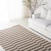 Brown 27 x 0.25 in Area Rug - Lauren Ralph Lauren Ludlow Stripe Flat Weave, Cotton, Sepia Area Rug Cotton | 27 W x 0.25 D in | Wayfair LRL7350C-28