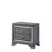 Everly Quinn Orrwell 2 Drawer Nightstand Wood in Brown/Gray | 29.5 H x 30 W x 17.5 D in | Wayfair 16A3D0883F3345A7A654592F7A7BEBF8